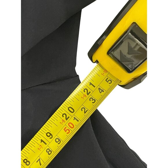 Tory Burch Womens Jane Shirt Dress Size 14 Navy Blue Ruffle Crepe de chine NWT - Picture 13 of 15